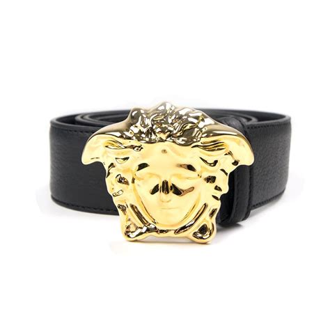 fake versace belt medusa head|versace medusa belt all black.